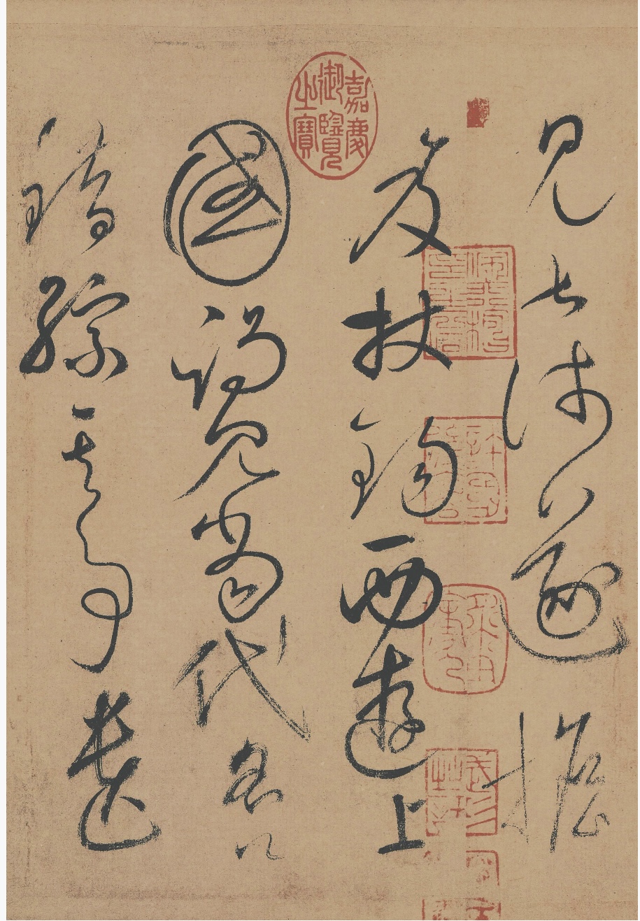 《自叙帖》简介  《自叙帖》是唐代僧人怀素的狂草代表作，被誉为“天下第一草书”，是盛唐狂草的最高典范。作品内容记叙怀素自身的学书经历、创作体会以及当时文人对其书法的赞誉。全篇笔势连绵缠绕、迅疾奔放，线条瘦劲圆转、纯以中锋行笔，章法大开大合、一气贯通，墨色枯润变化丰富，整体风格潇洒空灵、狂而不乱，既极具抒情张力，又严守草书法度，充分体现出唐代草书豪放浪漫的时代气象，是后世学习狂草最重要的经典范本。